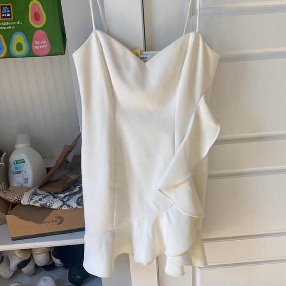 Likely Laverna Ruffle Dress in White | REVOLVE - Picture 5 of 5